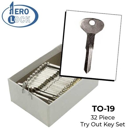 Aerolock ALL LOCKS- 128 Keys AER-TO23